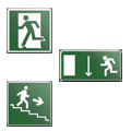 знаки используемые на путях эвакуации